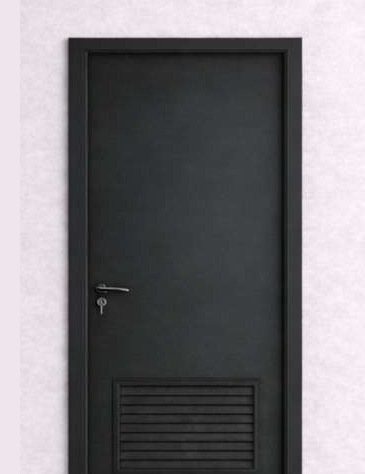 Porta WPC Veneziana — Preto