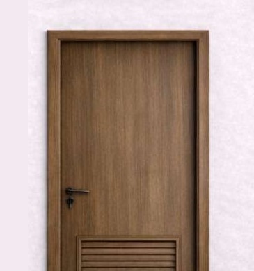 Porta WPC Veneziana — Nogueira